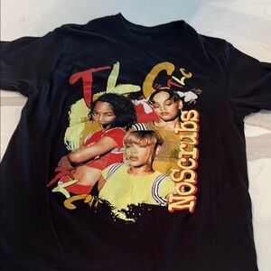 TLC Black Graphic T-Shirt